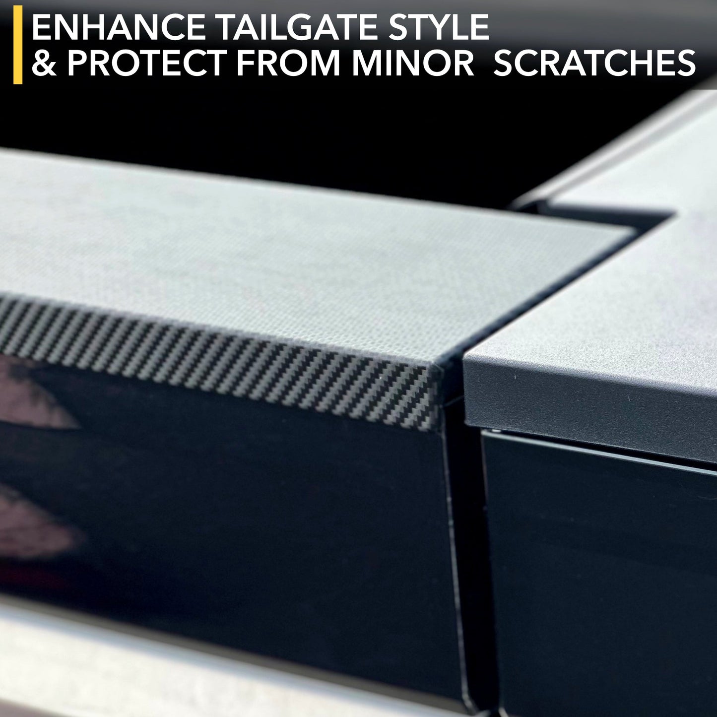 Tailgate Top Vinyl Wrap (Carbon)