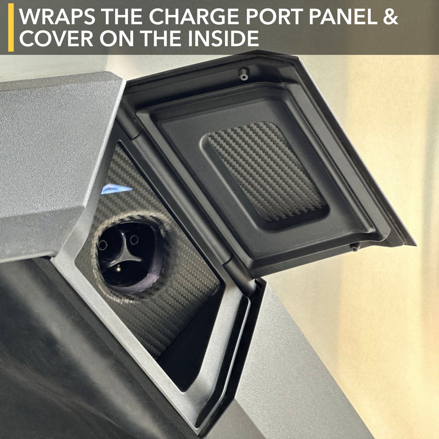 Charge Port Carbon Fiber Film