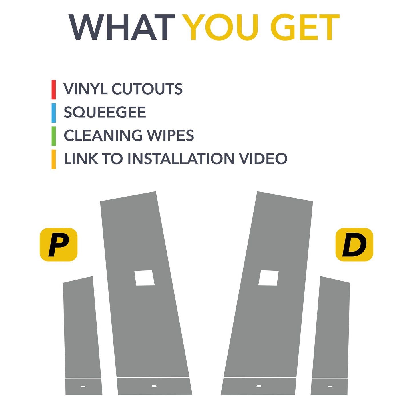 B&C Pillar & Door Button Carbon Wrap