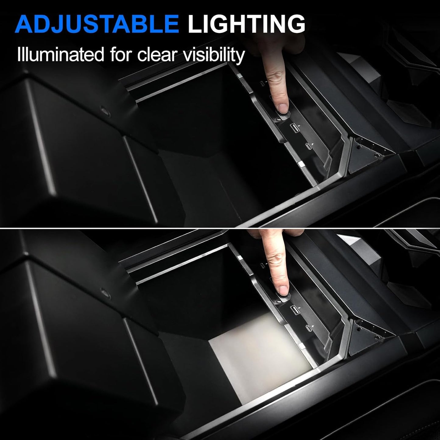 Center Console Tray With USB Hub