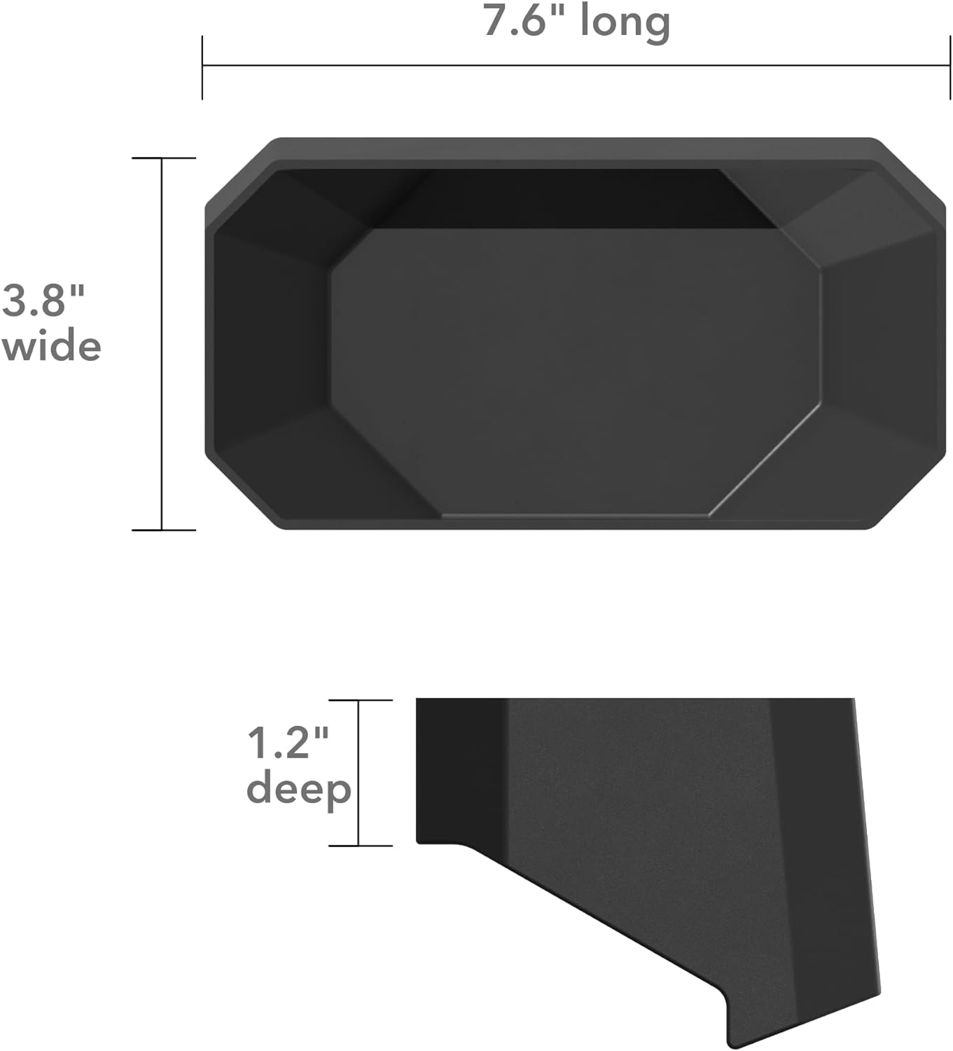 Behind LCD Screen Storage Tray