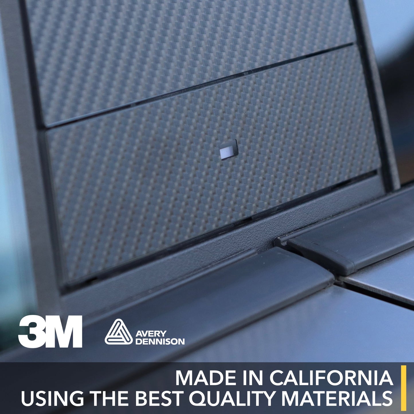 B&C Pillar & Door Button Carbon Wrap