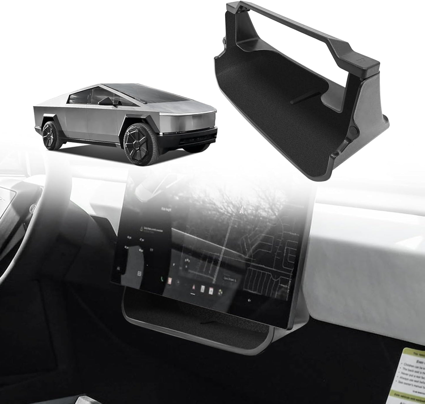 Under LCD Screen Tray
