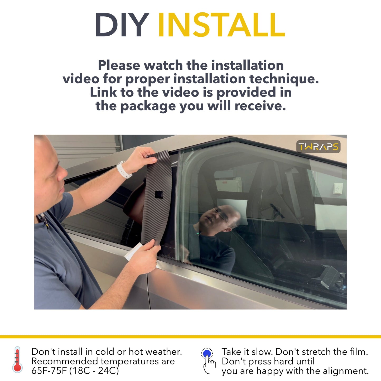 B&C Pillar & Door Button Carbon Wrap