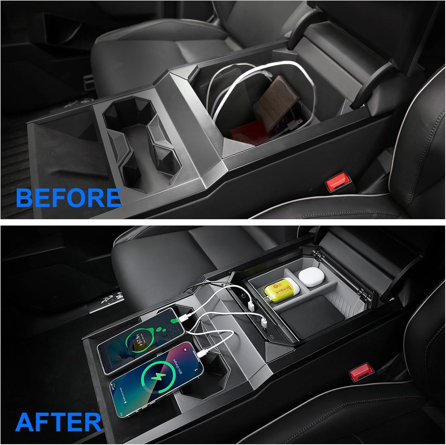 Center Console Tray With USB Hub