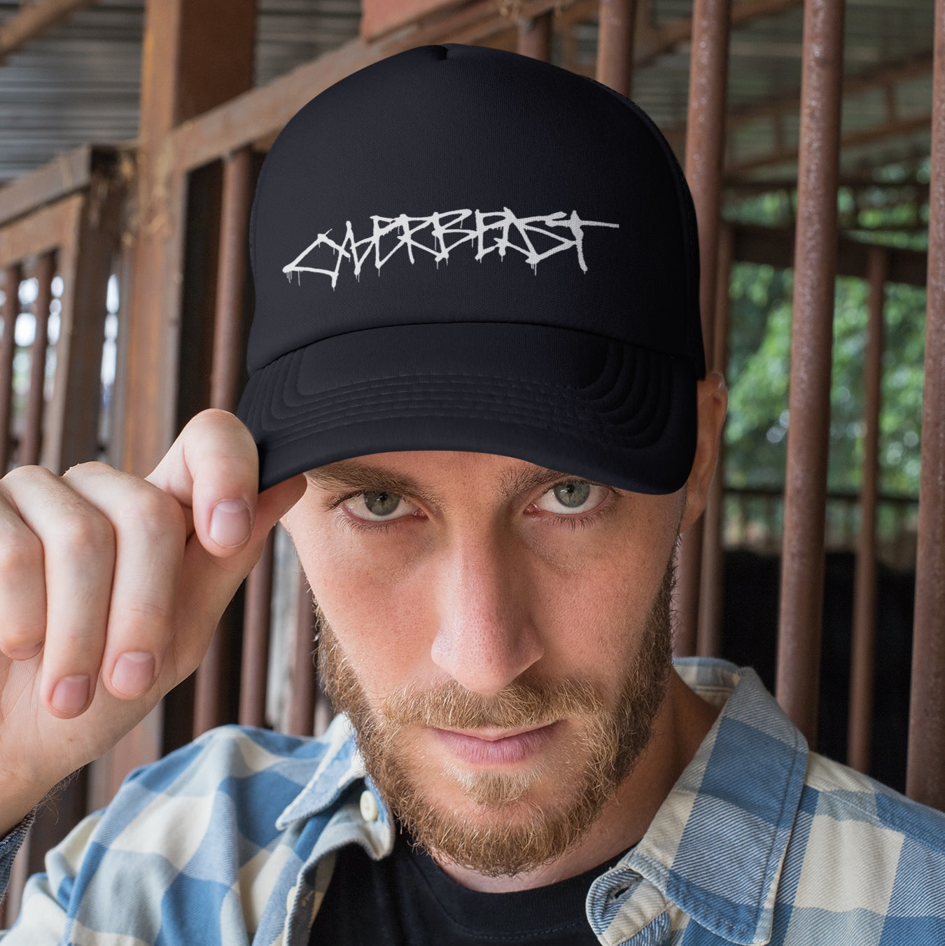 CyberBeast Graffiti Hat (Custom Item)