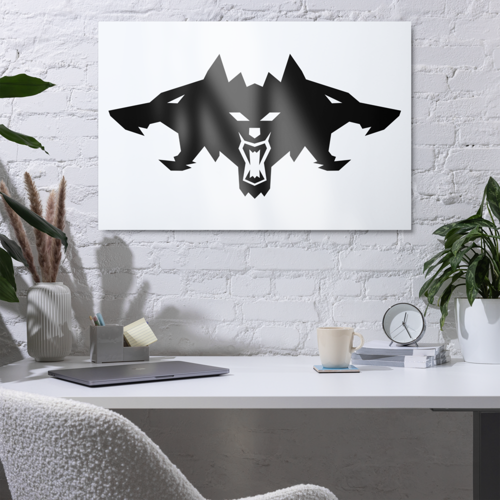 CyberBeast Metal Wall Art