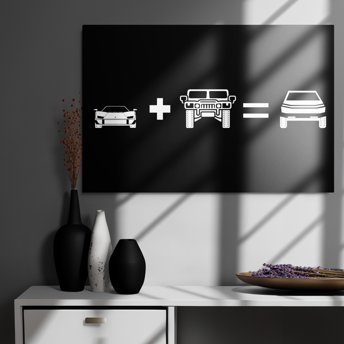 CyberMath Metal Wall Art
