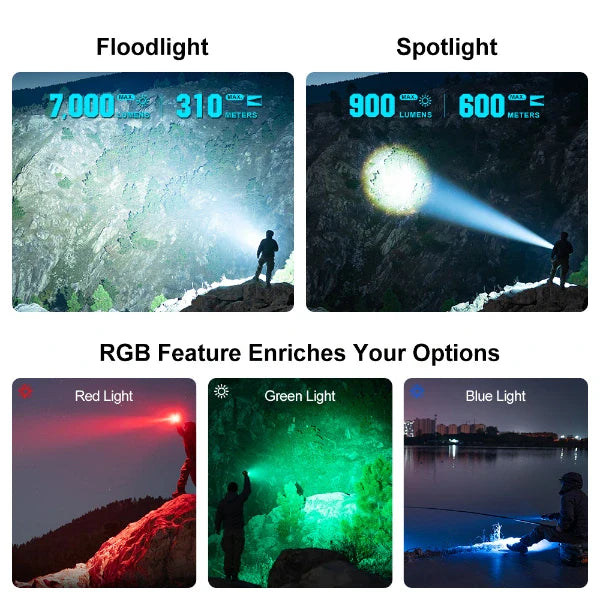 Olight Marauder Mini Powerful LED Flashlight With RGB