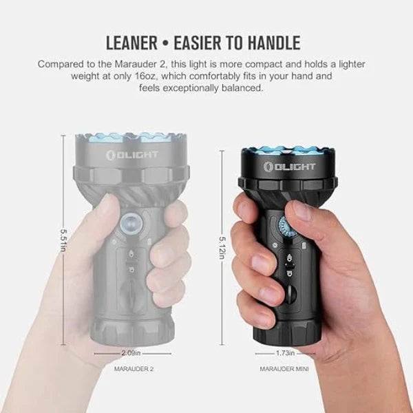 Olight Marauder Mini Powerful LED Flashlight With RGB