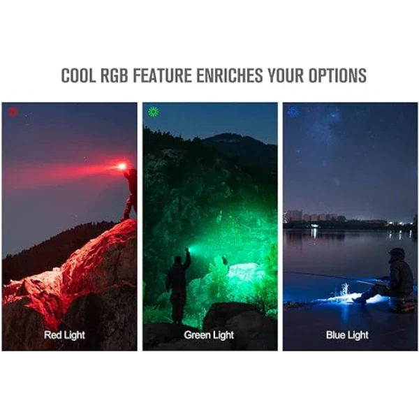 Olight Marauder Mini Powerful LED Flashlight With RGB