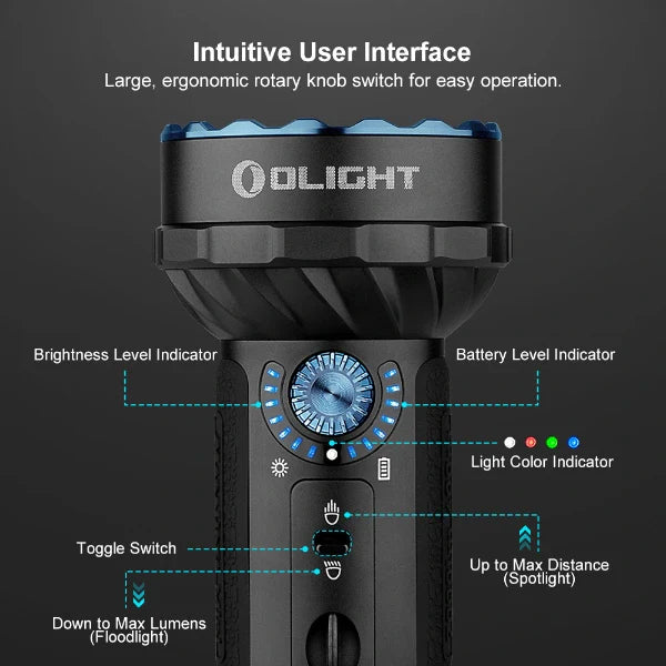 Olight Marauder Mini Powerful LED Flashlight With RGB