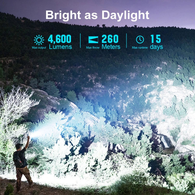 Olight Seeker 4 Pro Flashlight (Matte Black)