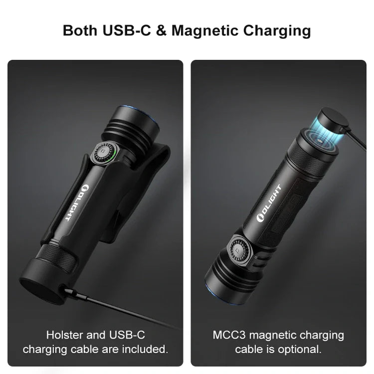 Olight Seeker 4 Pro Flashlight (Matte Black)