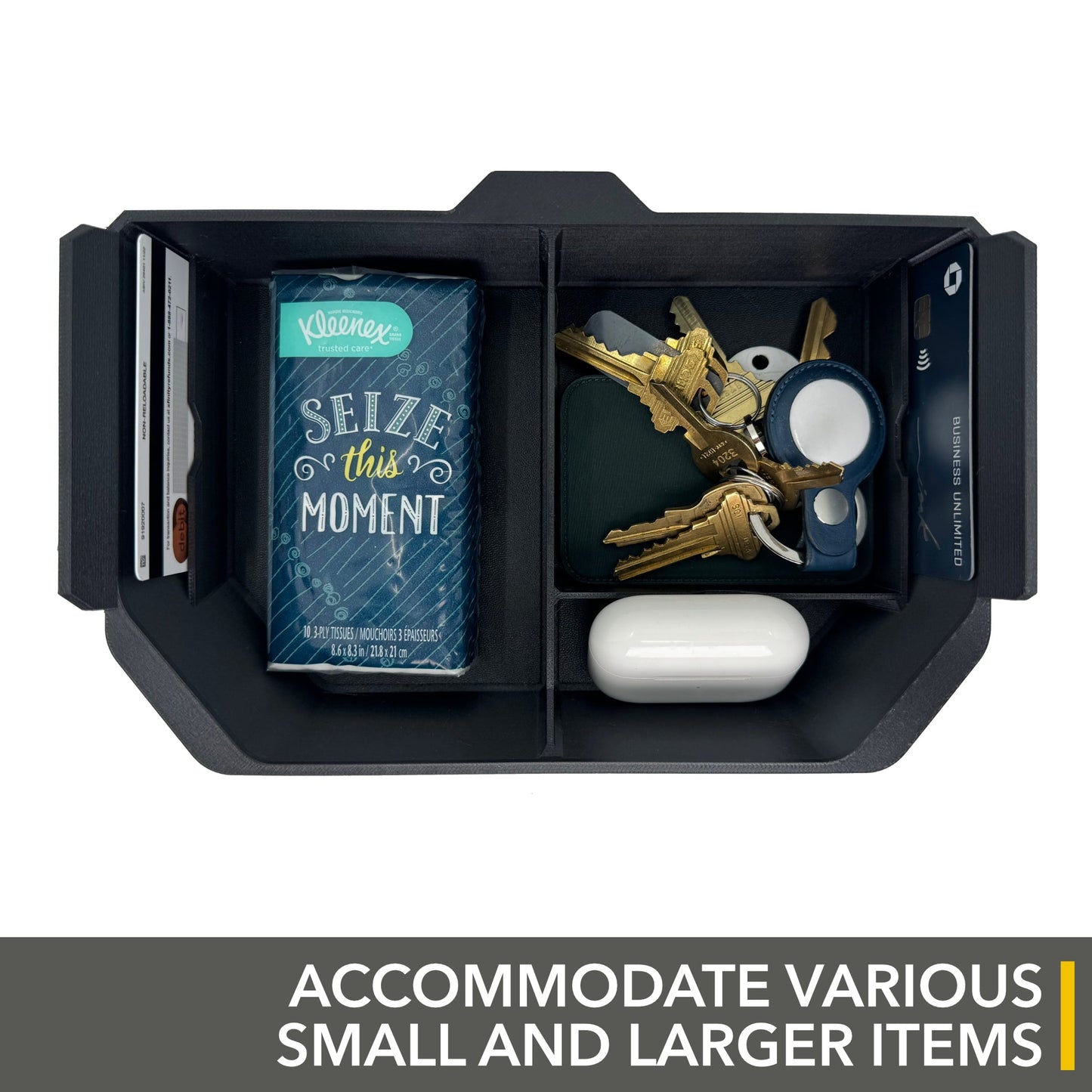 Slidable Half Armrest Organizer Insert