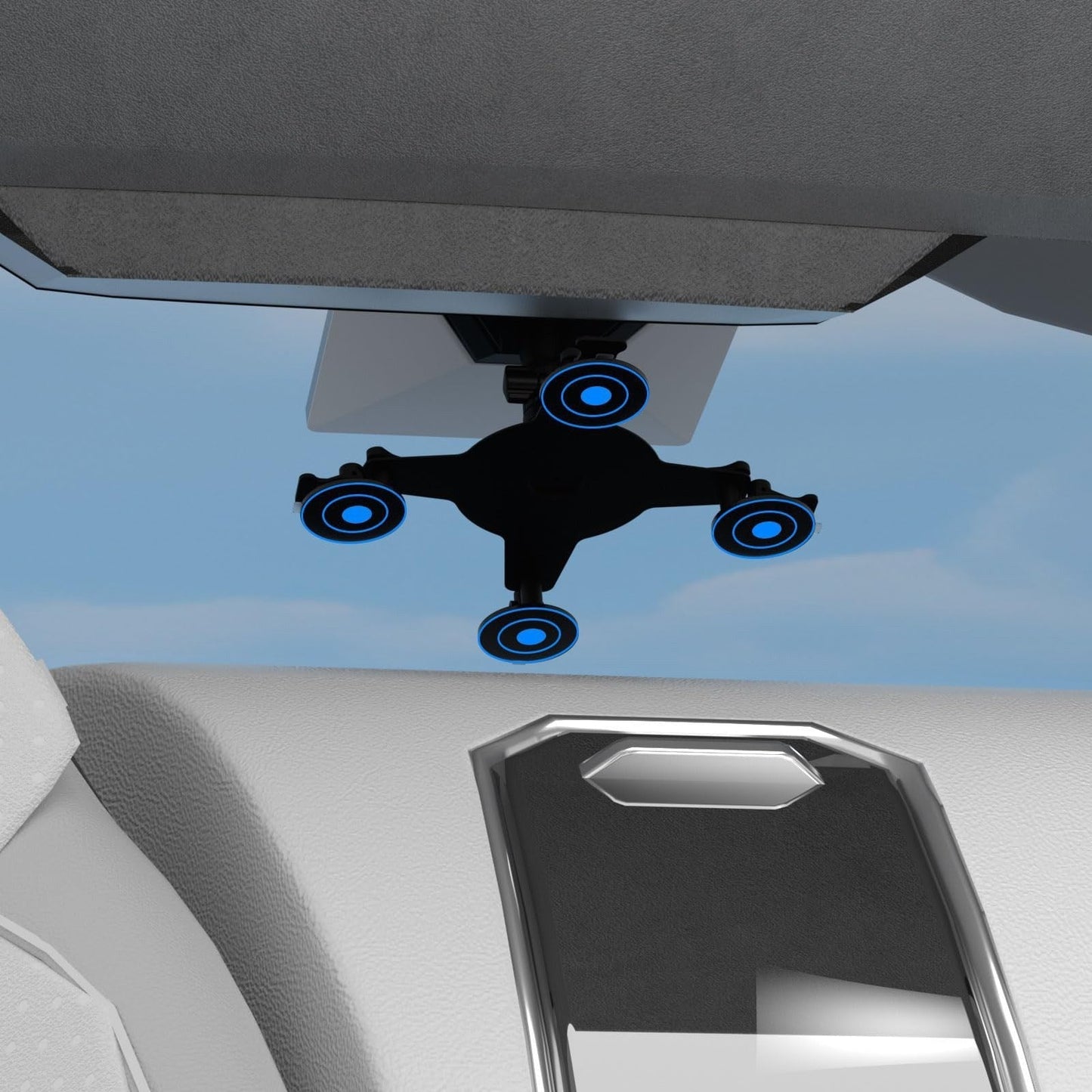 Car Roof Suction Cup Mount for Starlink Mini