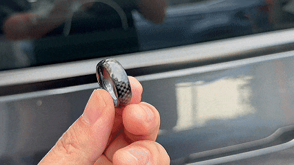 Carbon Fiber Smart NFC Key Ring