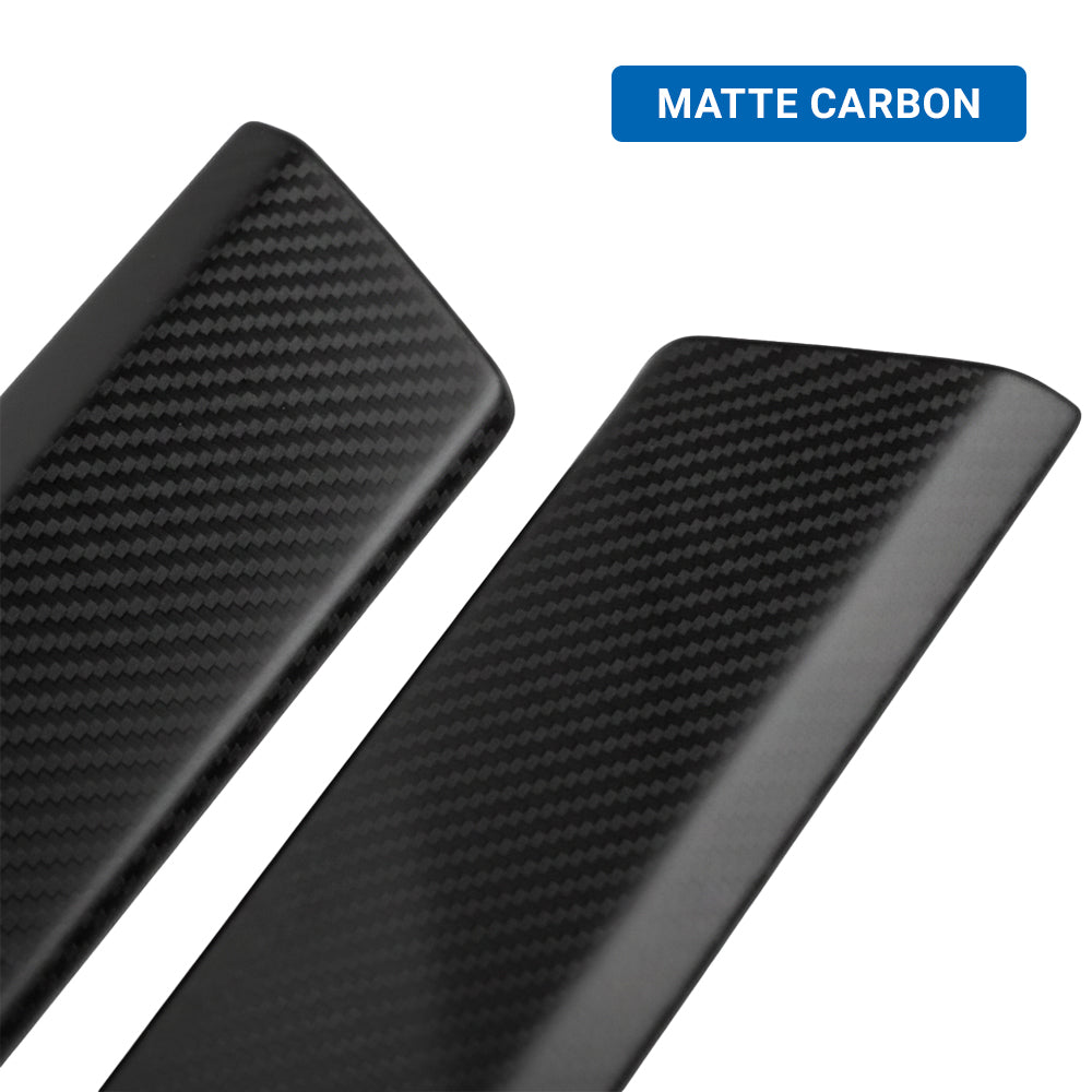 Upper Door Panel Covers (Real Carbon Fiber) 4-Piece Set