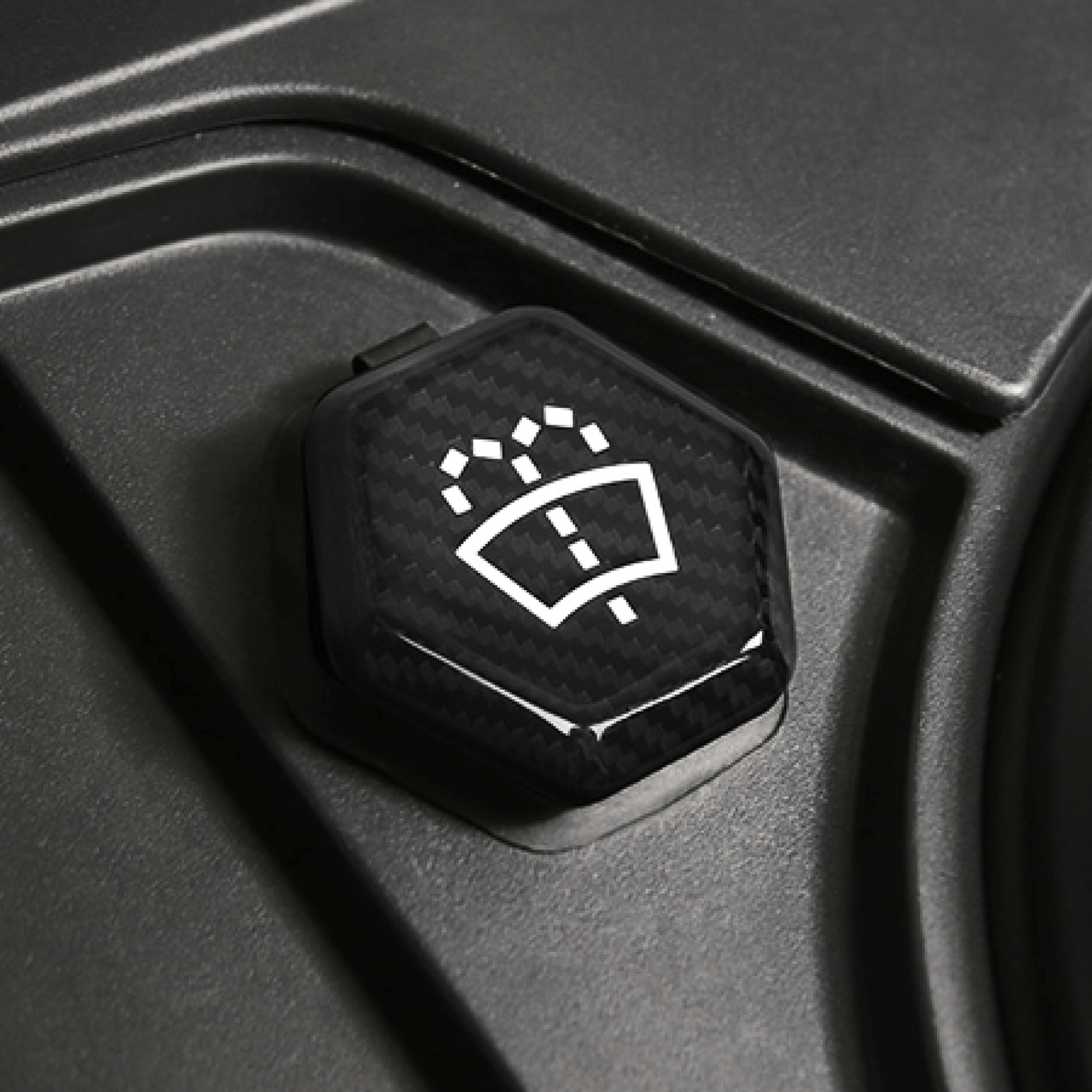 Windshield Reservoir Cover (Real Carbon Fiber)