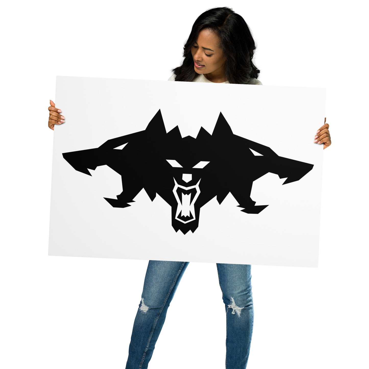CyberBeast Metal Wall Art