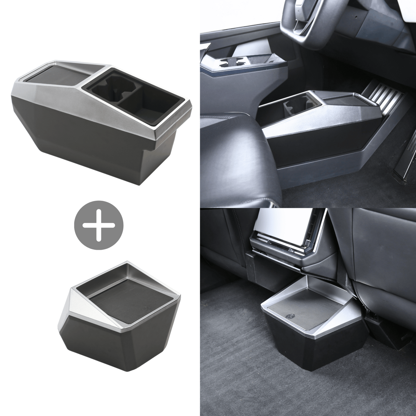 Center Floor Organizer & Trash Bin
