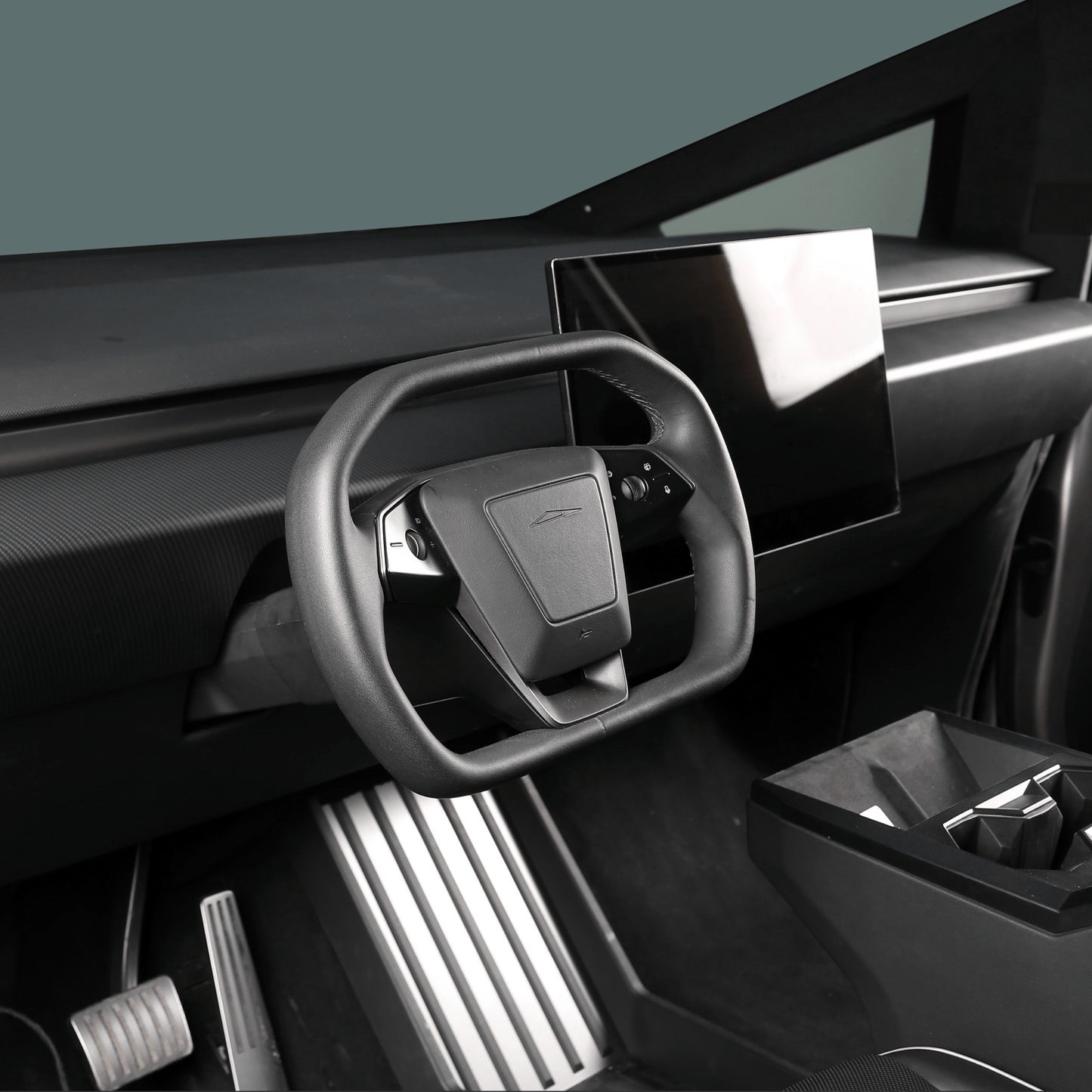 Carbon Fiber Pattern ABS Dashboard Cover (2 PCS)