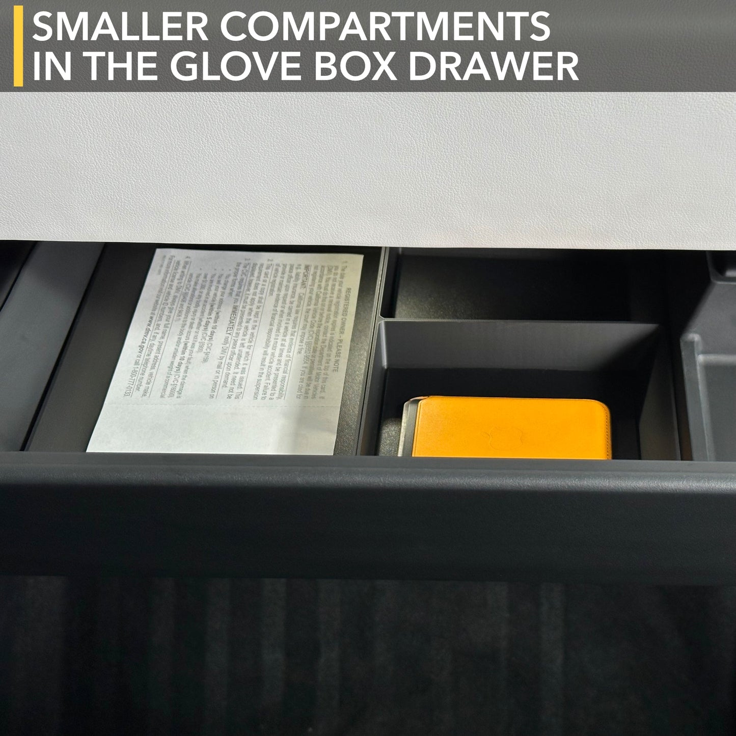 Glove Box Organizer Tray