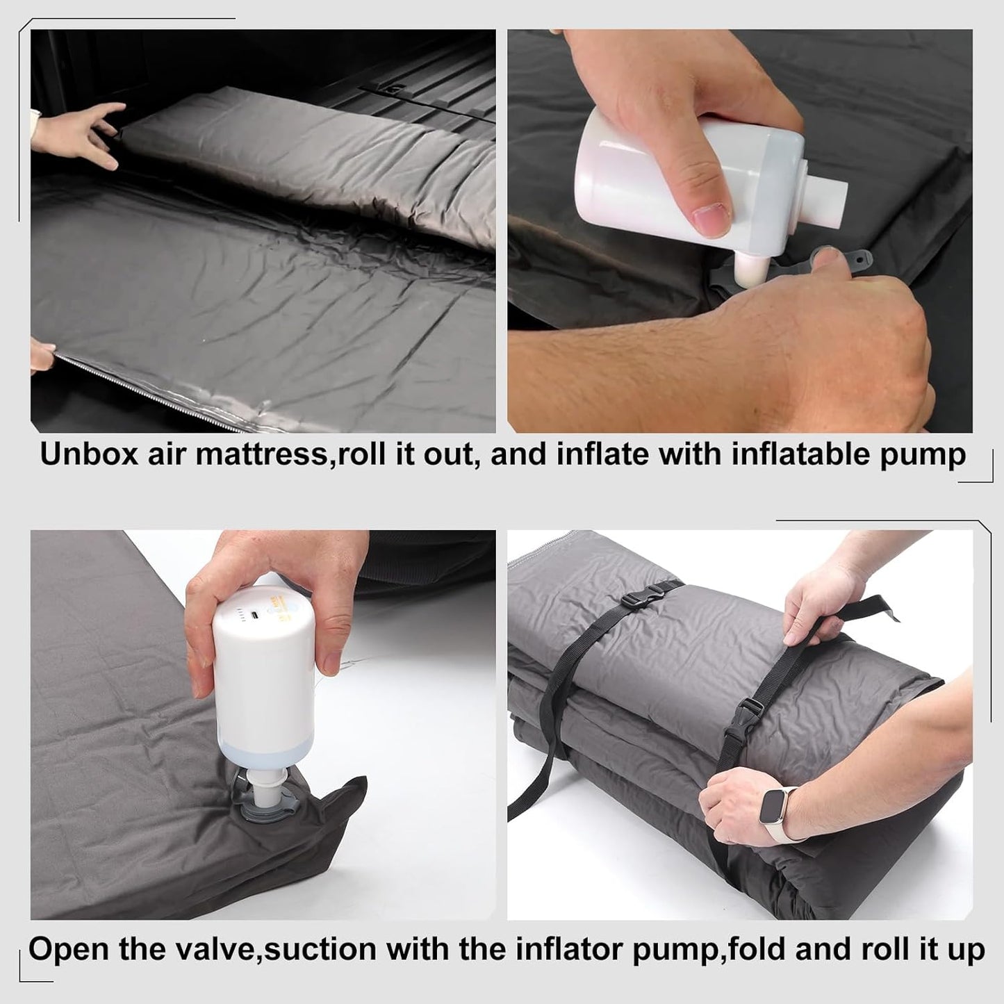 Bed Air Mattress with Built-In Pump