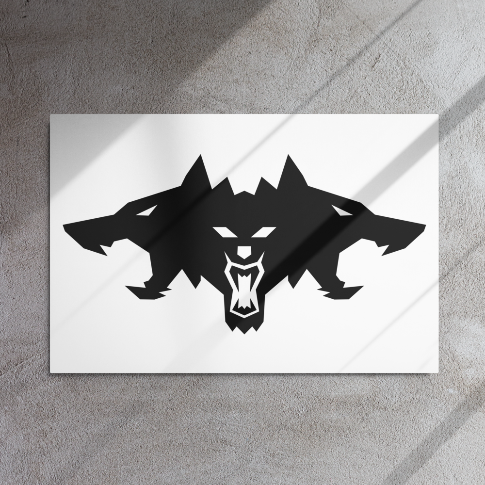 CyberBeast Metal Wall Art