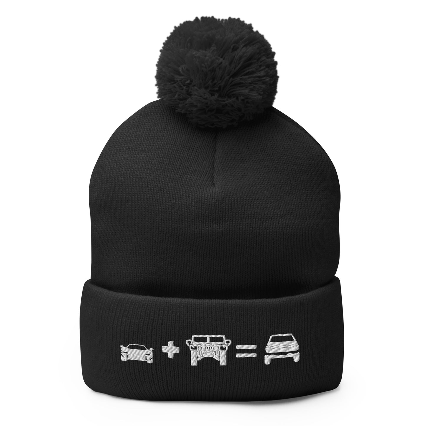 CyberMath Pom-Pom Beanie