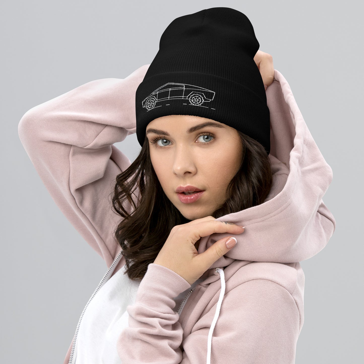 Cybertruck Vector Cuffed Beanie