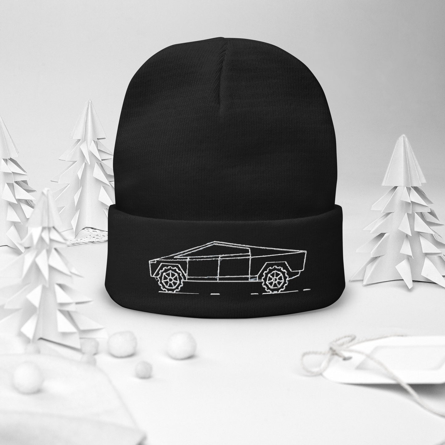 Cybertruck Vector Knit Beanie