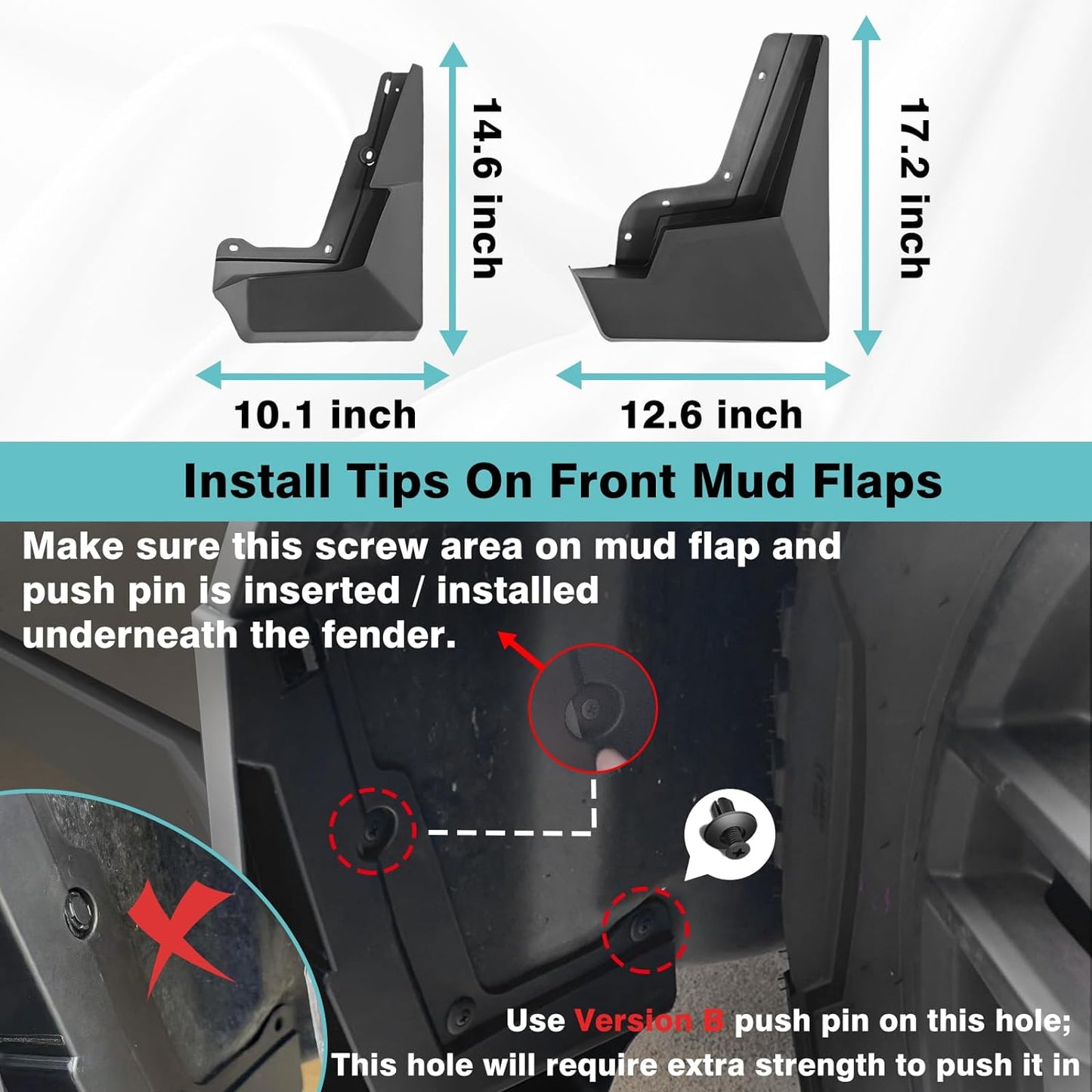 Mud Guards OEM Style (Set of 4)