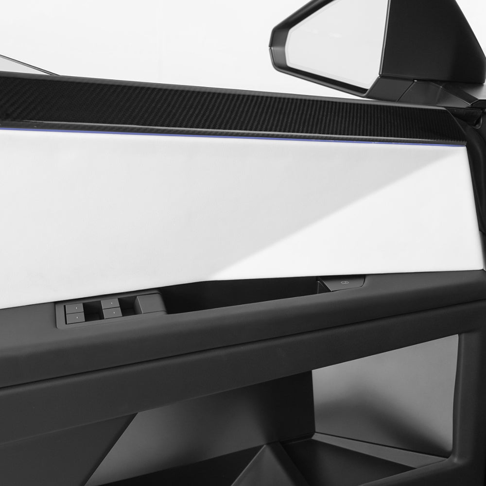 Upper Door Panel Covers (Real Carbon Fiber) 4-Piece Set