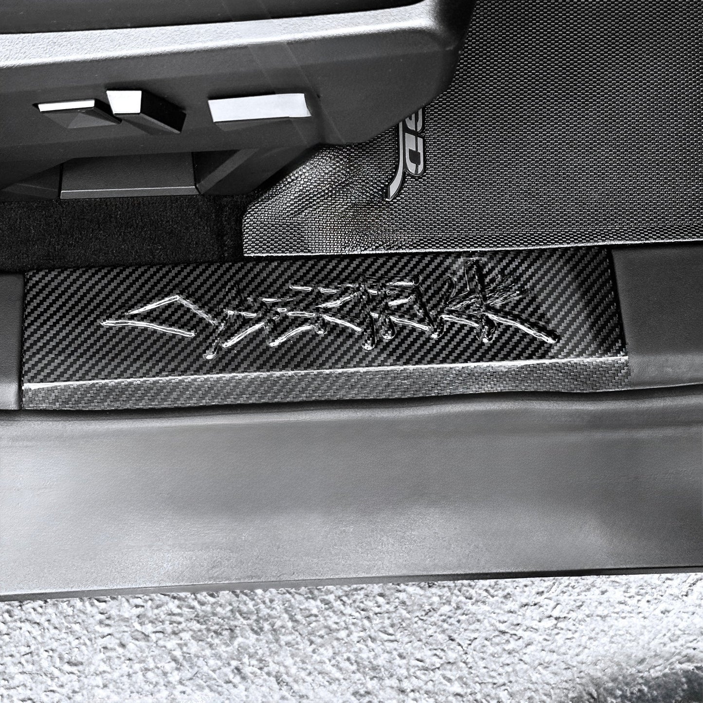 Front Door Sill (Real Carbon Fiber) - Pair