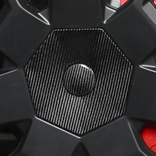 Wheel Center Covers (Real Carbon Fiber)