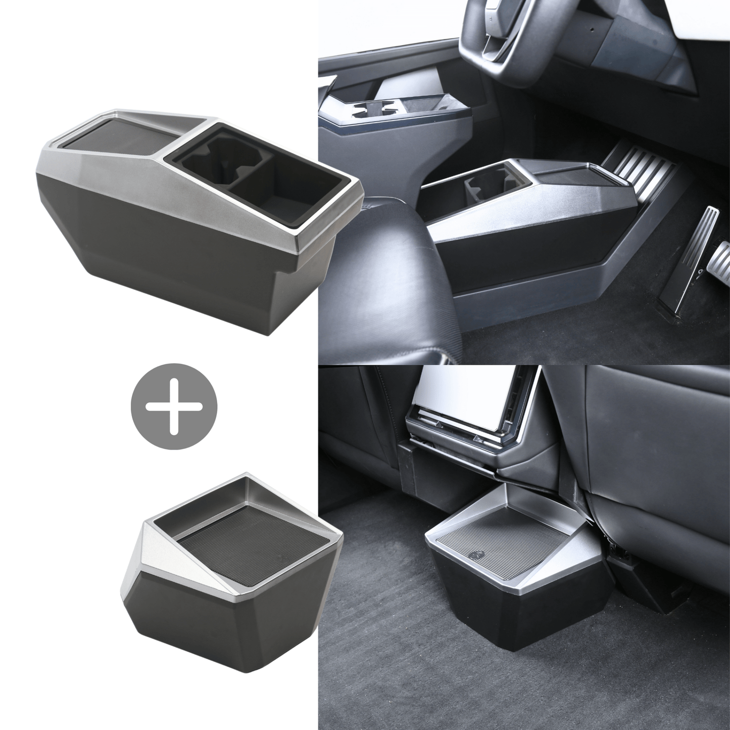 Center Floor Organizer & Trash Bin