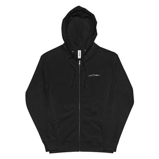 Silhouette Fleece Zip-Up Hoodie